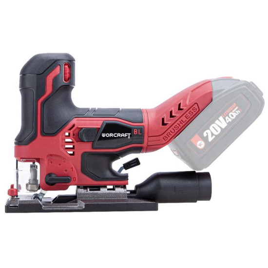 Лобзик Worcraft CJS-S20LiB, 20В, Li-ion, бесщеточный