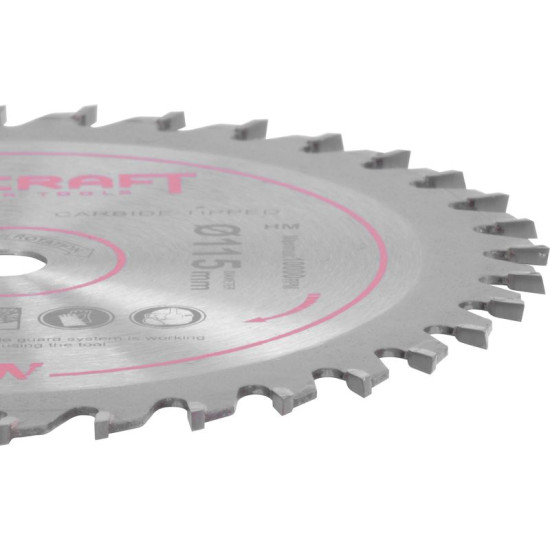 Диск циркулярной пилы  Worcraft CMCS-S20LiB,115х9,5 мм, 36Т