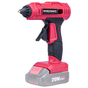 Пистолет горячей склейки Worcraft CLG-S20Li, ShareSYS, 20V, Li-ion, клей 11 мм Пистолет горячей склейки Worcraft CLG-S20Li, ShareSYS, 20V, Li-ion, клей 11 мм