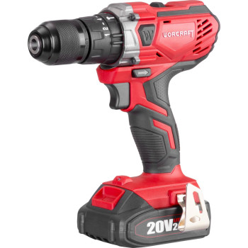 Шуруповерт Worcraft CHD-S20LiWB ShareSYS, 20 В, 2x Li-ion 1,5 Ач, безуглеродный, КОМПЛЕКТ в футляре