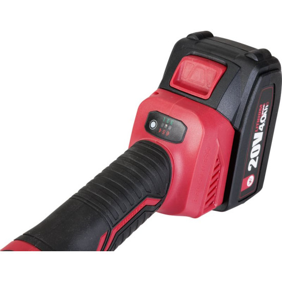 Набор Worcraft XCUBE003 Ящик для инструментов, угловая шлифовальная машина CAG-S20LiBS 125 мм, 2 аккумулятора 4,0 Ач, 1 зарядное устройство