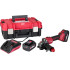 Набор Worcraft XCUBE003 Ящик для инструментов, угловая шлифовальная машина CAG-S20LiBS 125 мм, 2 аккумулятора 4,0 Ач, 1 зарядное устройство