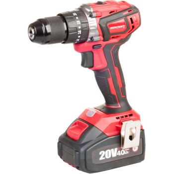 Набор Worcraft XCUBE001 Ящик для инструментов, отвертка CHD-S20LiBA + угловая шлифовальная машина CAG-S20LiBS-125 мм, безуглеродистая, 2 аккумулятора 4,0 Ач, 1 зарядное устройство