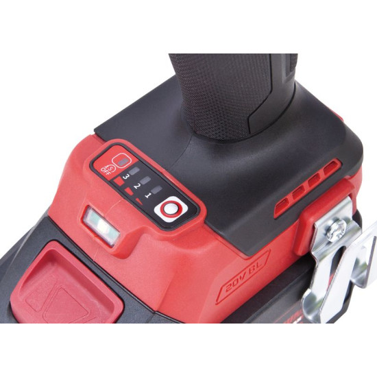 Trieciena uzgriežņu atslēga worcraft ciW-S20LIBM-450 Nm, 20v li-ion, trieciens, 450 nm, 1/2 "kvadrāts, 1x 4,0