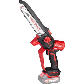 Worcraft CHS-S20LiBD ShareSYS пила, бесщеточная, 20V литий-ион, 8" цепь, мини-цепь Worcraft CHS-S20LiBD ShareSYS пила, бесщеточная, 20V литий-ион, 8" цепь, мини-цепь
