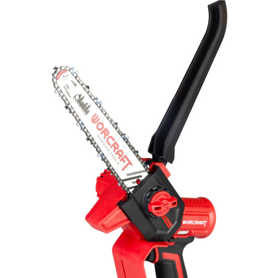 Worcraft CHS-S20LiBDM ShareSYS Пила, бесщеточная, 20V Li-ion, 8" цепь, мини-цепь, SET в футляре