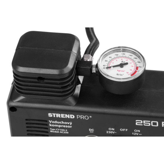 Air compressor AIRCOM AC250, 230V/12V