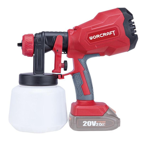 Краскопульт Worсrаft сSG-S20Liа, 20V Li-ion, 1000мл