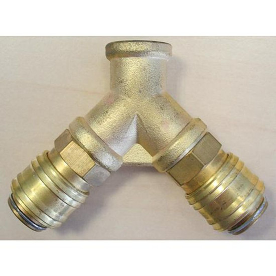 Dubultais savienotājs kompresoram Airtool 3/8" Strend Pro Dubultais savienotājs kompresoram Airtool 3/8" Strend Pro