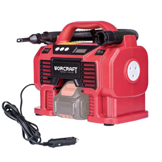 Компрессор автомобильный Worcraft CAC-S20Li, 20В, 160 Psi, 11 Bar
