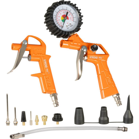 Pneumatic Accessories Set Strend Pro, 13-piece, max 8 bar Pneumatic Accessories Set Strend Pro, 13-piece, max 8 bar