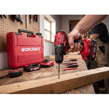 Screwdriver Worcraft CHD-S20LiBCM ShareSYS, 20V, 2x 2 Ah Li-ion, 1x charger, brushless, SET Screwdriver Worcraft CHD-S20LiBCM ShareSYS, 20V, 2x 2 Ah Li-ion, 1x charger, brushless, SET