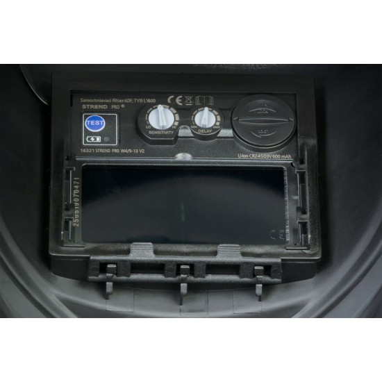 Strend Pro Galaxy MatteBlack, AutoDark, pašaptumšojoša metināšanas ķivere Strend Pro Galaxy MatteBlack, AutoDark, pašaptumšojoša metināšanas ķivere