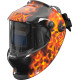 Metināšanas ķiveres tendence Galaxy Fire Skull, AutoDark, Self-Darkening Metināšanas ķiveres tendence Galaxy Fire Skull, AutoDark, Self-Darkening