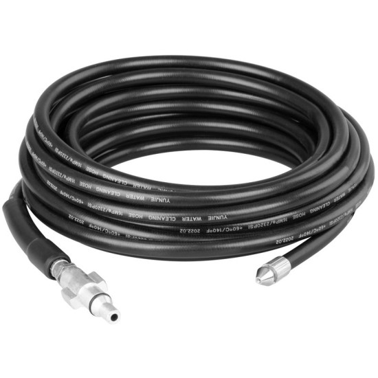 Worcraft šļūtene, 8 m, augstspiediena mazgāšanai