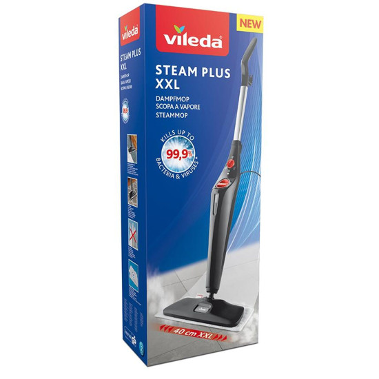 Tvaika mops Vileda Steam Plus XXL, plakans