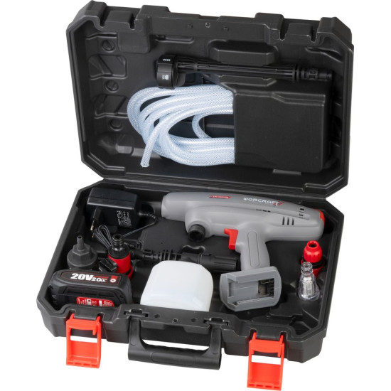 Пистолет Worcraft CPC-S20LiEM, ShareSYS, высокого давления, 1x аккумулятор 2.0Ач, 1x зарядное устройство