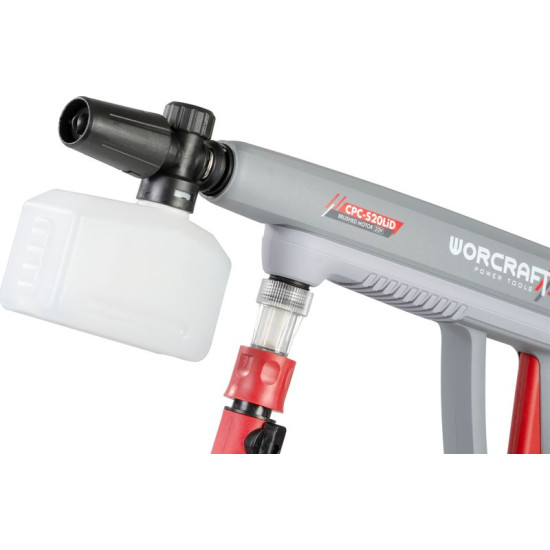 Пистолет Worcraft CPC-S20LiD, ShareSYS, аппарат высокого давления, СИЛЬНОЕ ДАВЛЕНИЕ, аккумуляторный