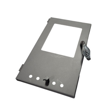 Дверца на плите Thalia Uno Glass Lite, серая, 3,9 кВт