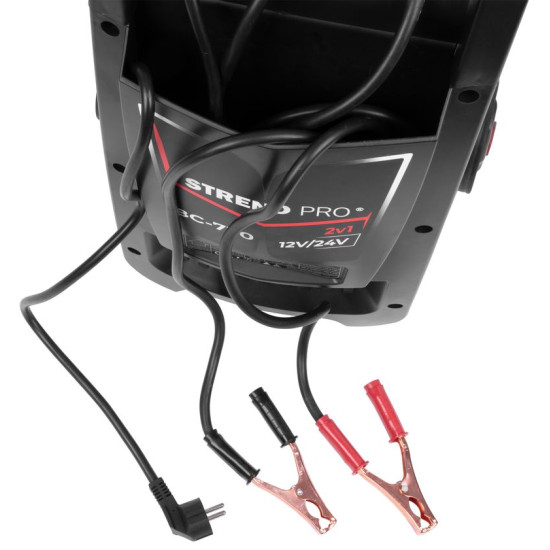 Стартерная тележка Strend Pro BC-730, 12/24В, 40 А, пусковой ток 400 А