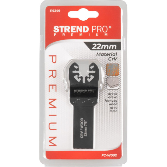 Zāģis daudzfunkcionālajam instrumentam Strend Pro FC-W002, 22mm, koks, CrV
