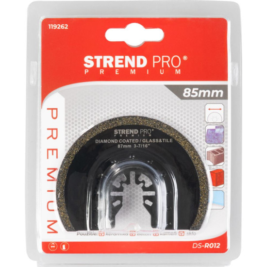 Dimanta disks daudzfunkcionālajam instrumentam Strend Pro DS-R012, 85 mm. G050 Dimanta disks daudzfunkcionālajam instrumentam Strend Pro DS-R012, 85 mm. G050