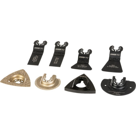 Instrumentu komplekts daudzfunkcionālajam zāģim Strend Pro TAS-GP117, universāls Instrumentu komplekts daudzfunkcionālajam zāģim Strend Pro TAS-GP117, universāls