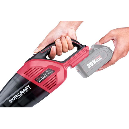 Пылесос Worсrаft CPVC-S20Li, 20 В, для автомобиля