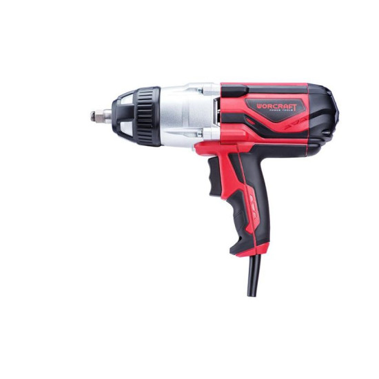 Trieciena uzgriežņu atslēga Worcraft IW-1000, 1020W, 500Nm, 1/2" kvadrāts Trieciena uzgriežņu atslēga Worcraft IW-1000, 1020W, 500Nm, 1/2" kvadrāts