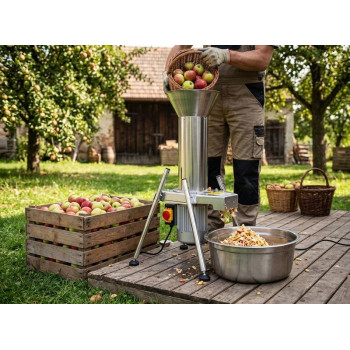Crusher Strend Pro EFC-1, for fruits,1100 W, 15 lit., 400 kg/h., 55x55x104 cm Crusher Strend Pro EFC-1, for fruits,1100 W, 15 lit., 400 kg/h., 55x55x104 cm