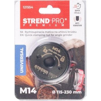Strend Pro Premium быстросъёмная гайка для угловой шлифовки, порошковой металлургии Strend Pro Premium быстросъёмная гайка для угловой шлифовки, порошковой металлургии