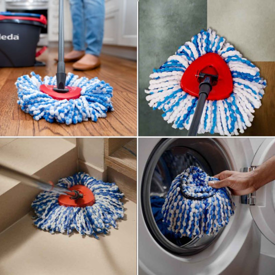 Vileda H2Pro швабра, роторная, с бахромой