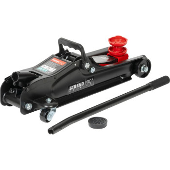 Strend Pro Premium Jack, 2.5 tonnas, 80-360 mm, ratiņi, zems profils, grīdas domkrats