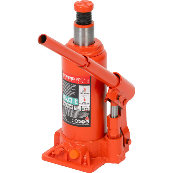 Strend Pro Premium hidrauliskais domkrats, 0,6 tonnas, 196-405 mm Strend Pro Premium hidrauliskais domkrats, 0,6 tonnas, 196-405 mm
