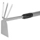 Telescopic hoe flat-3 teeth