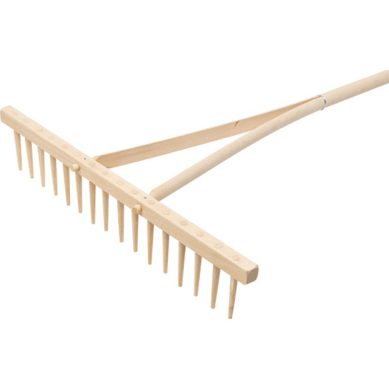 Koka dārza grābeklis 16 zob.