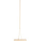 Wooden rake, 14 teeth, wooden handle