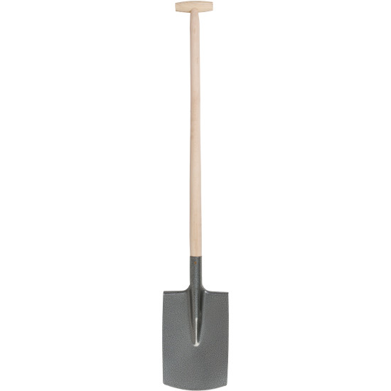 Hardened spade S592.WH flat, KomaXit, with handle T