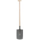 Hardened spade S592.WH flat, KomaXit, with handle T