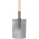 Hardened spade S592.WH flat, KomaXit, with handle PH