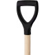 Hardened spade S592.WH flat, KomaXit, with handle PH