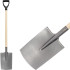 Hardened spade S592.WH flat, KomaXit, with handle PH