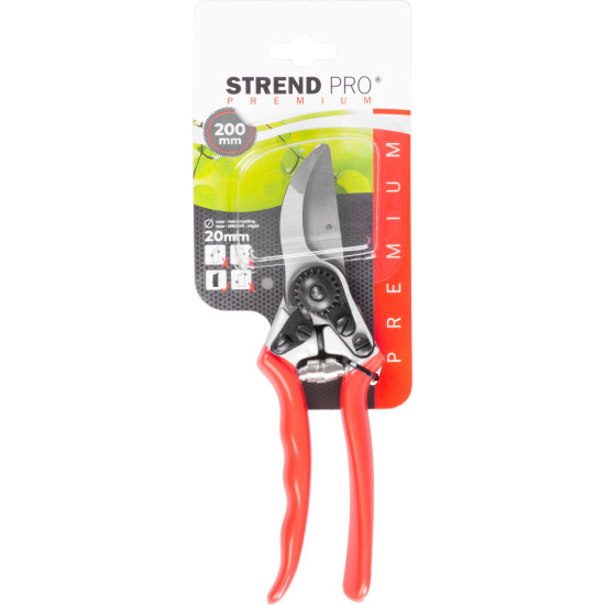 Bypass pruner 210mm Strend Pro Premium, cutting cap. 20mm