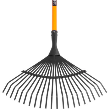 Garden rake with fiberglass handle, 22tooth, 1500mm