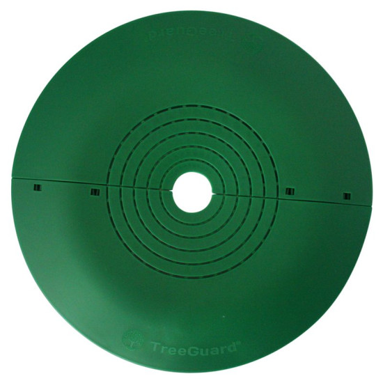 Приспособление для защиты дерева от травы, пластик, 115мм