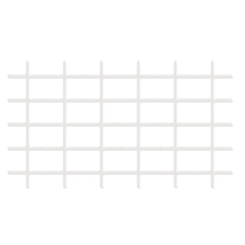 Auga atbalsts 145x42,5 cm, 4/4,7 mm, balts