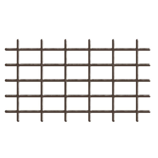 Auga atbalsts 145x42,5 cm, 4/4,7 mm, brūns