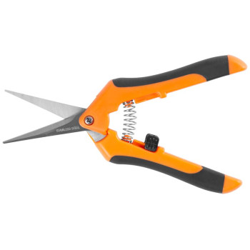Strend Pro scissors, manual, garden, trimming for flowers, plants and branches, orange
