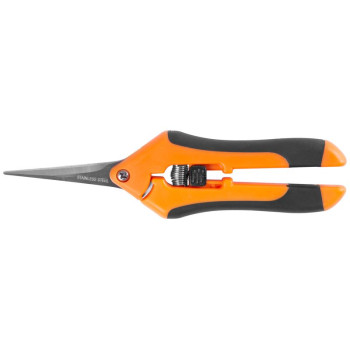 Strend Pro scissors, manual, garden, trimming for flowers, plants and branches, orange