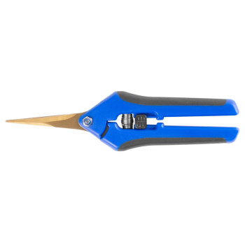 Strend Pro Premium Scissors, manual, garden, for plants and flowers, titanium, trimming, blue